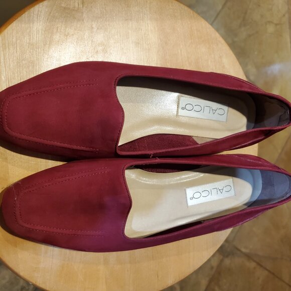 Calico red leather loafer size 10M - Picture 4 of 4